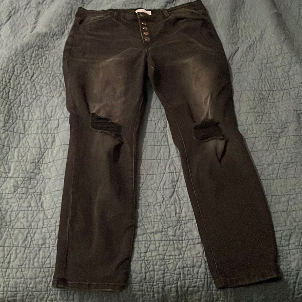Black, Vervet Jeans